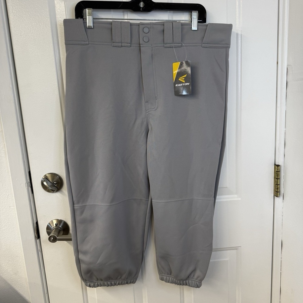 NWT Adult XL Easton Pro + Baseball Knockers Gray Extra Large